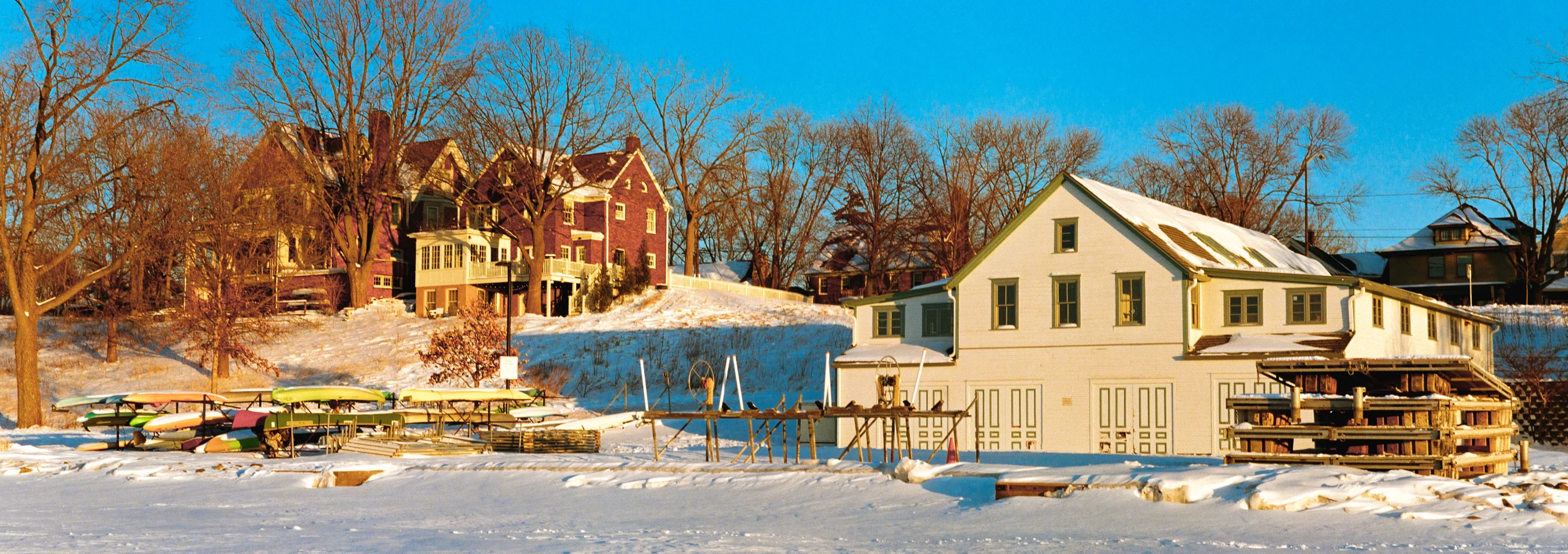 Mendota Rowing Club at Golden Hour